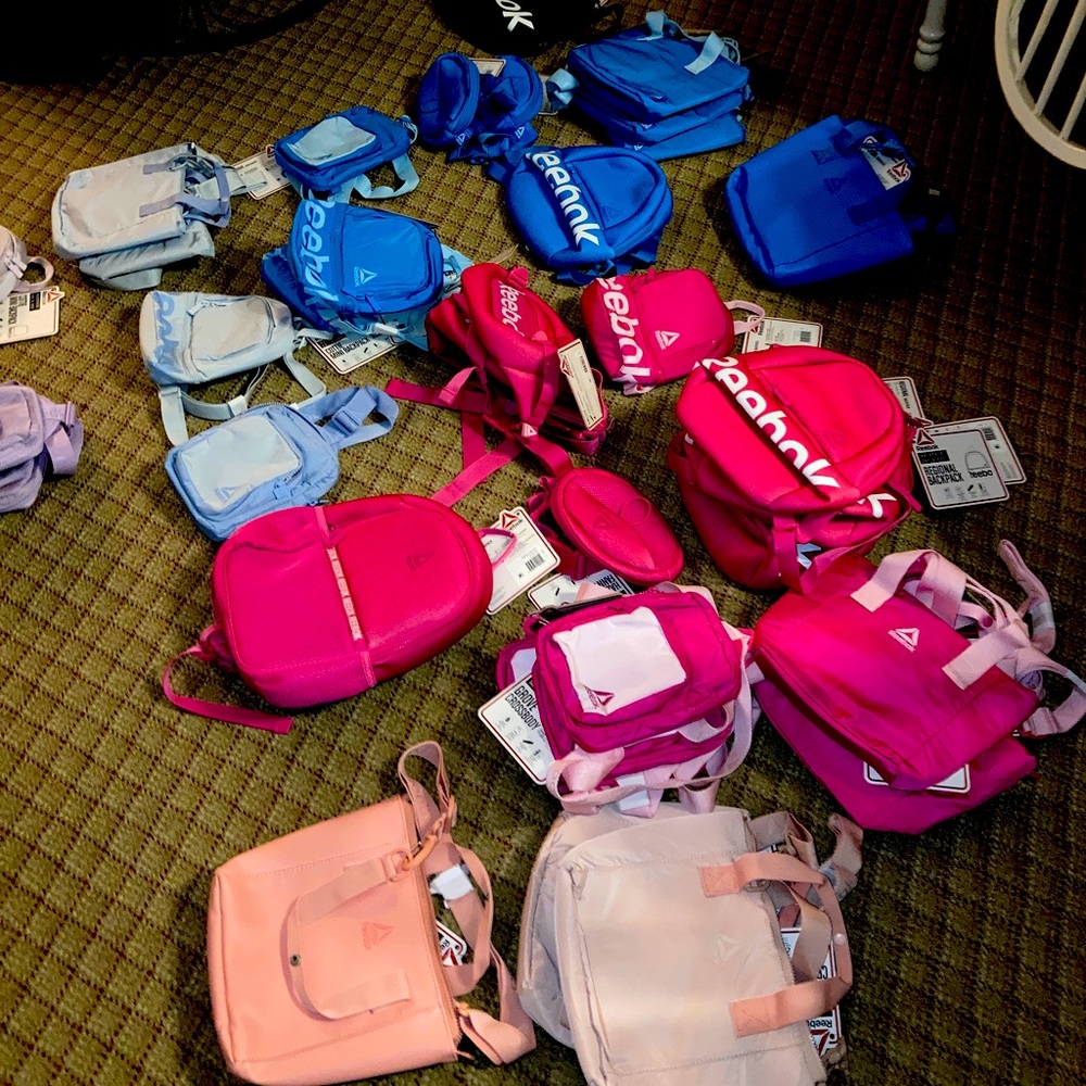 Assorted Reebok bags